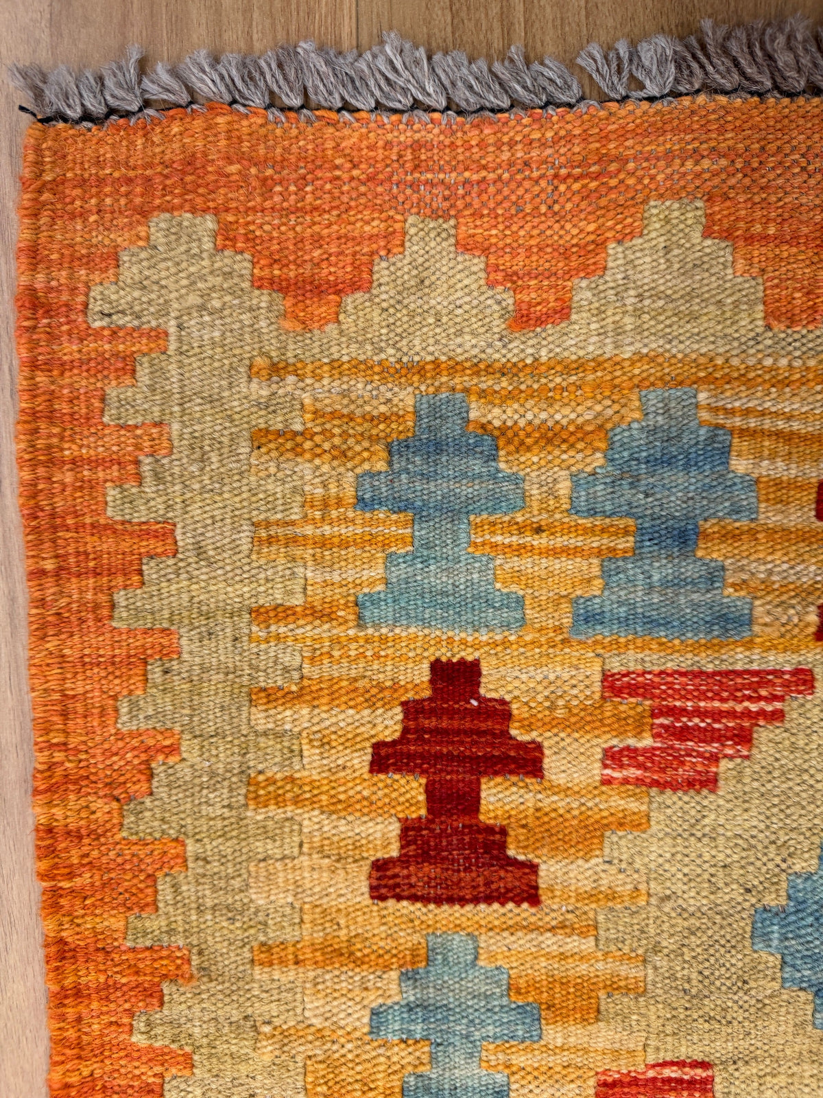 Chobi Kilim Rug - 300 cm x 82 cm