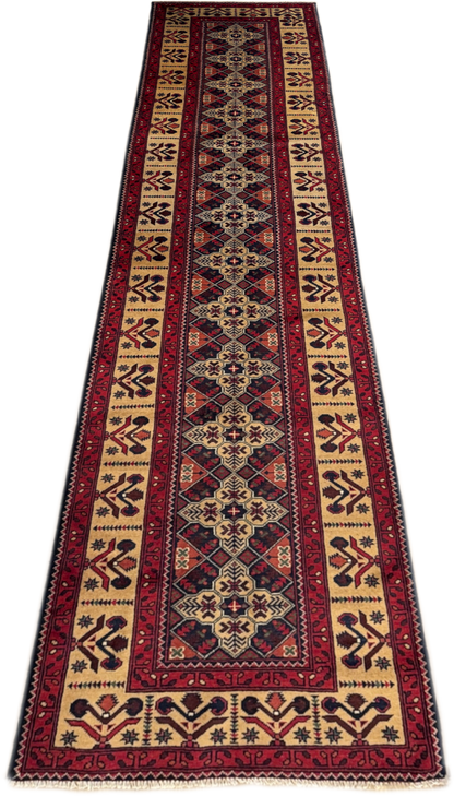 Khal Mohammadi Rug - 374 cm x 81 cm