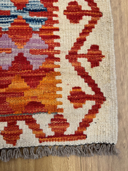 Chobi Kilim Rug - 290 cm x 87 cm