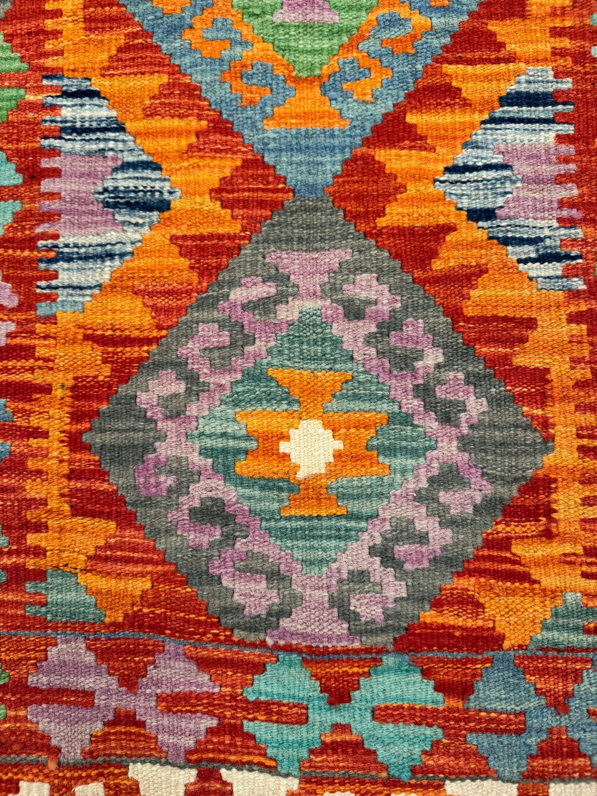 Chobi Kilim Rug - 290 cm x 87 cm