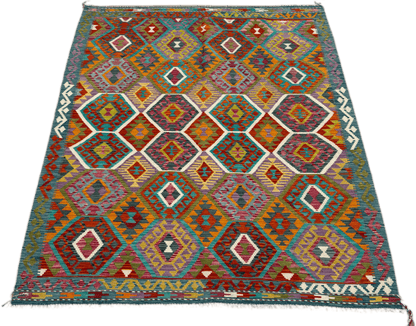 Chobi Kilim Rug - 240 cm x 187 cm