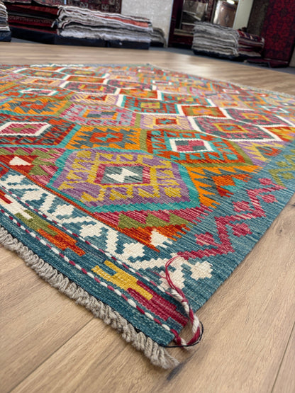 Chobi Kilim Rug - 240 cm x 187 cm
