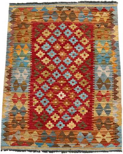 Chobi Kilim Rug - 105 cm x 82 cm