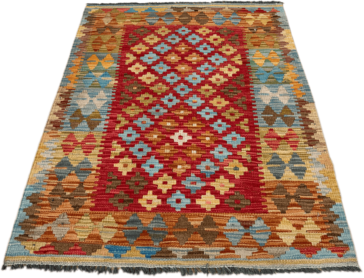 Chobi Kilim Rug - 105 cm x 82 cm