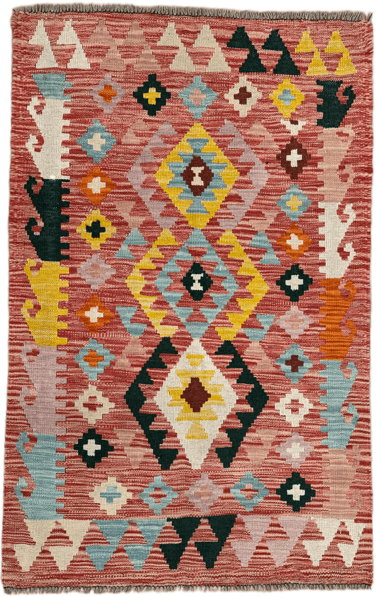 Chobi Kilim Rug - 125 cm x 77 cm