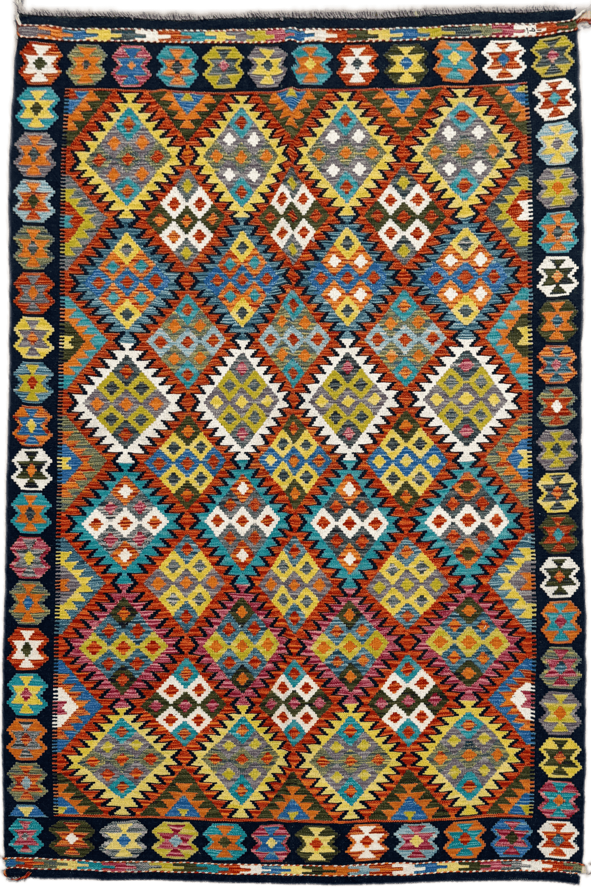 Chobi Kilim Rug - 251 cm x 167 cm