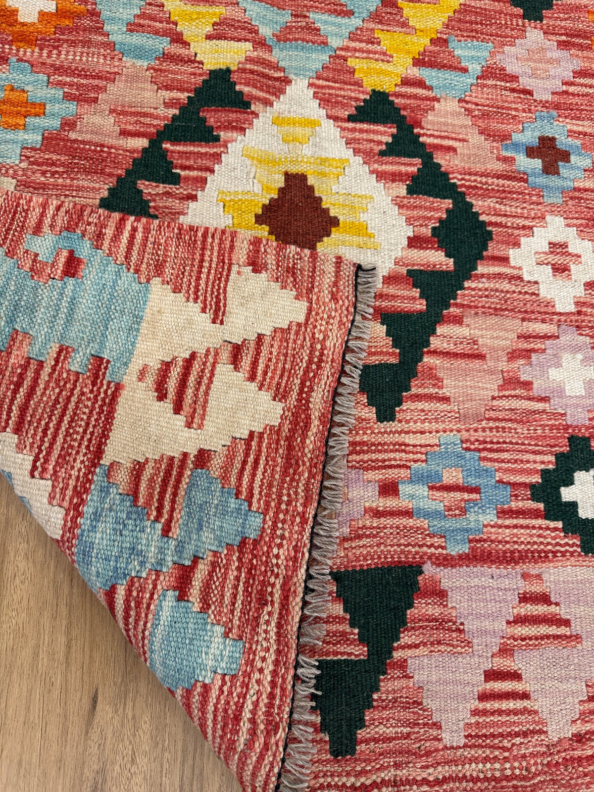 Chobi Kilim Rug - 125 cm x 77 cm