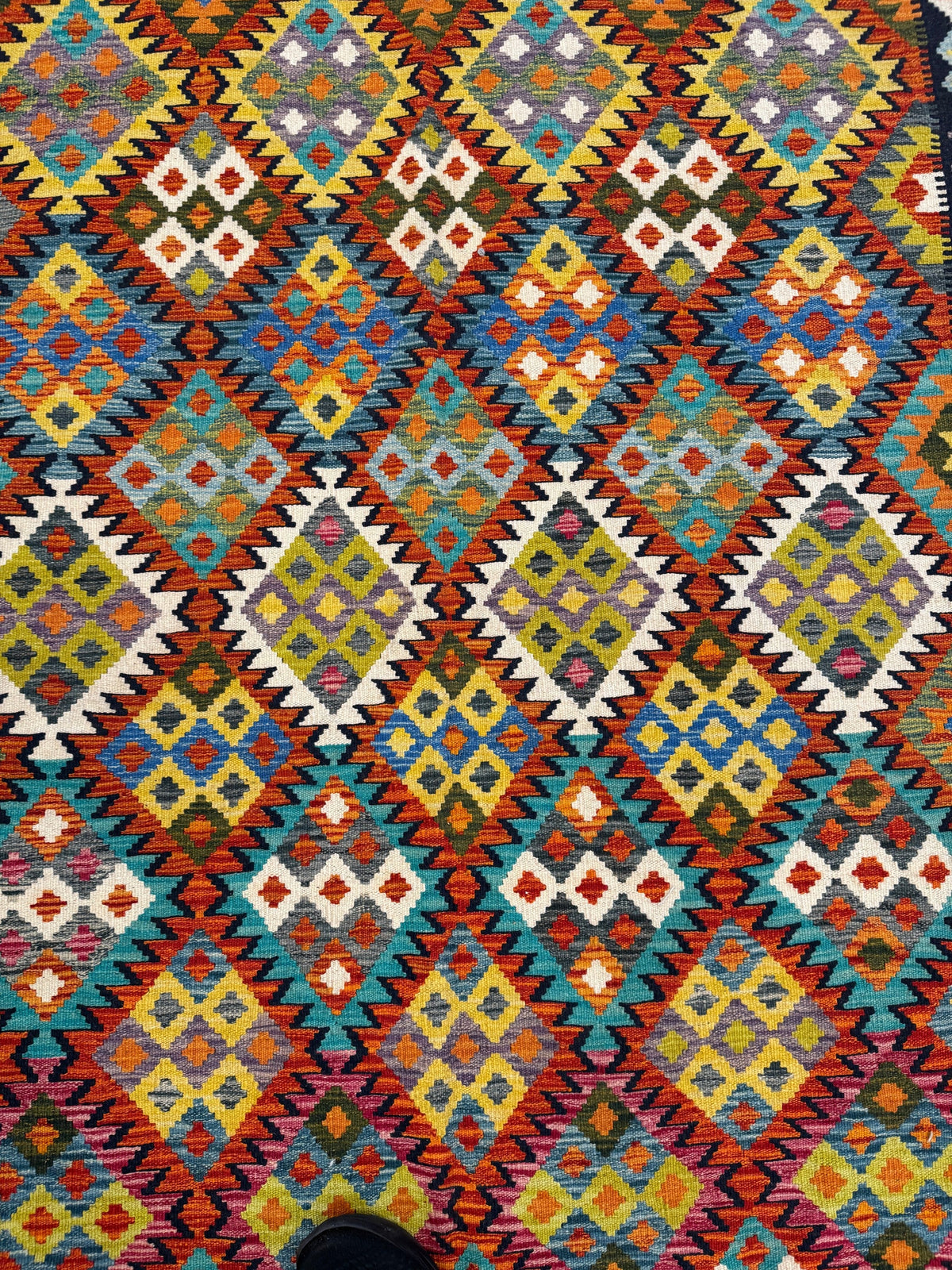 Chobi Kilim Rug - 251 cm x 167 cm