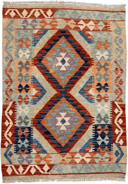 Chobi Kilim Rug - 116 cm x 83 cm