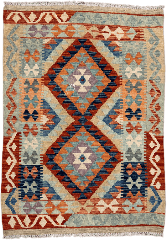 Chobi Kilim Rug - 116 cm x 83 cm