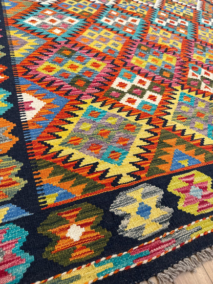 Chobi Kilim Rug - 251 cm x 167 cm