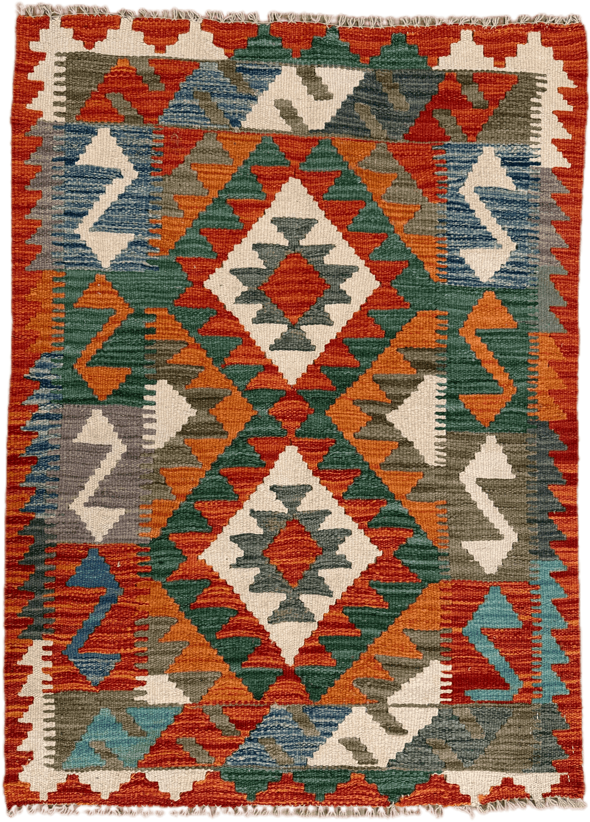 Chobi Kilim Rug - 113 cm x 84 cm