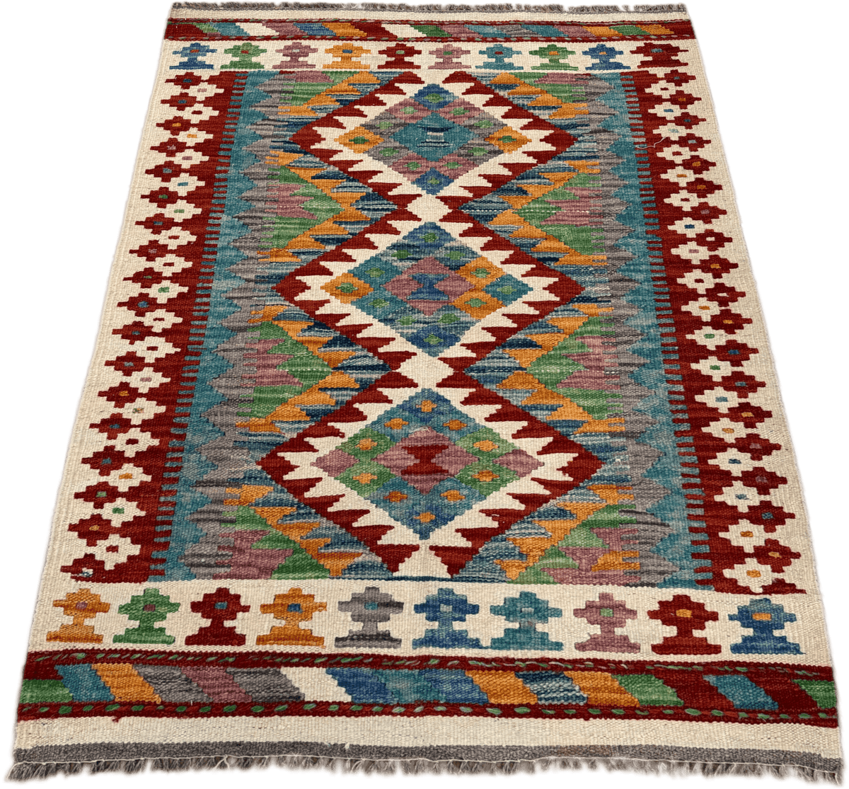 Chobi Kilim Rug - 117 cm x 81 cm