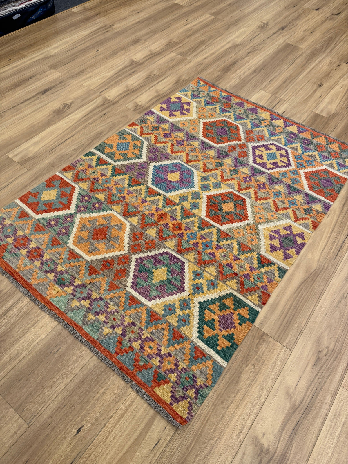 Chobi Kilim Rug - 177 cm x 124 cm