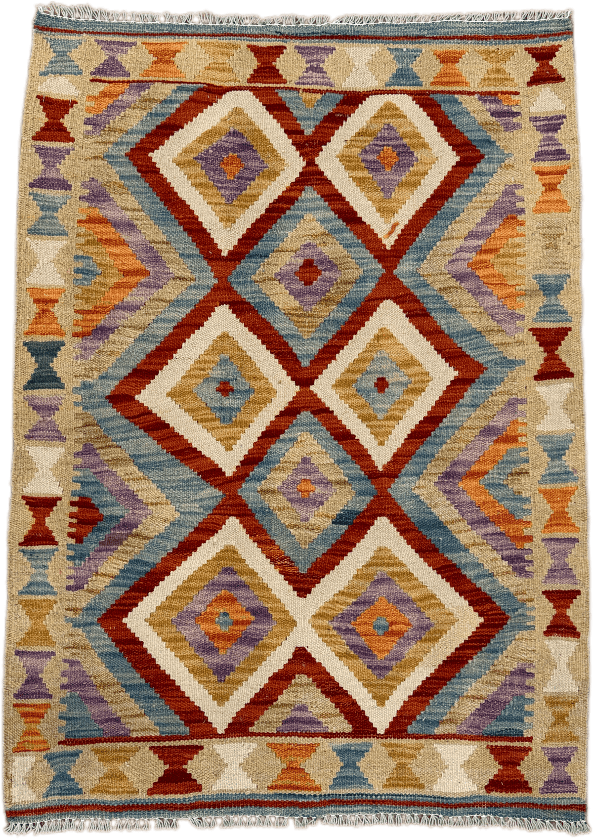 Chobi Kilim Rug - 114 cm x 82 cm