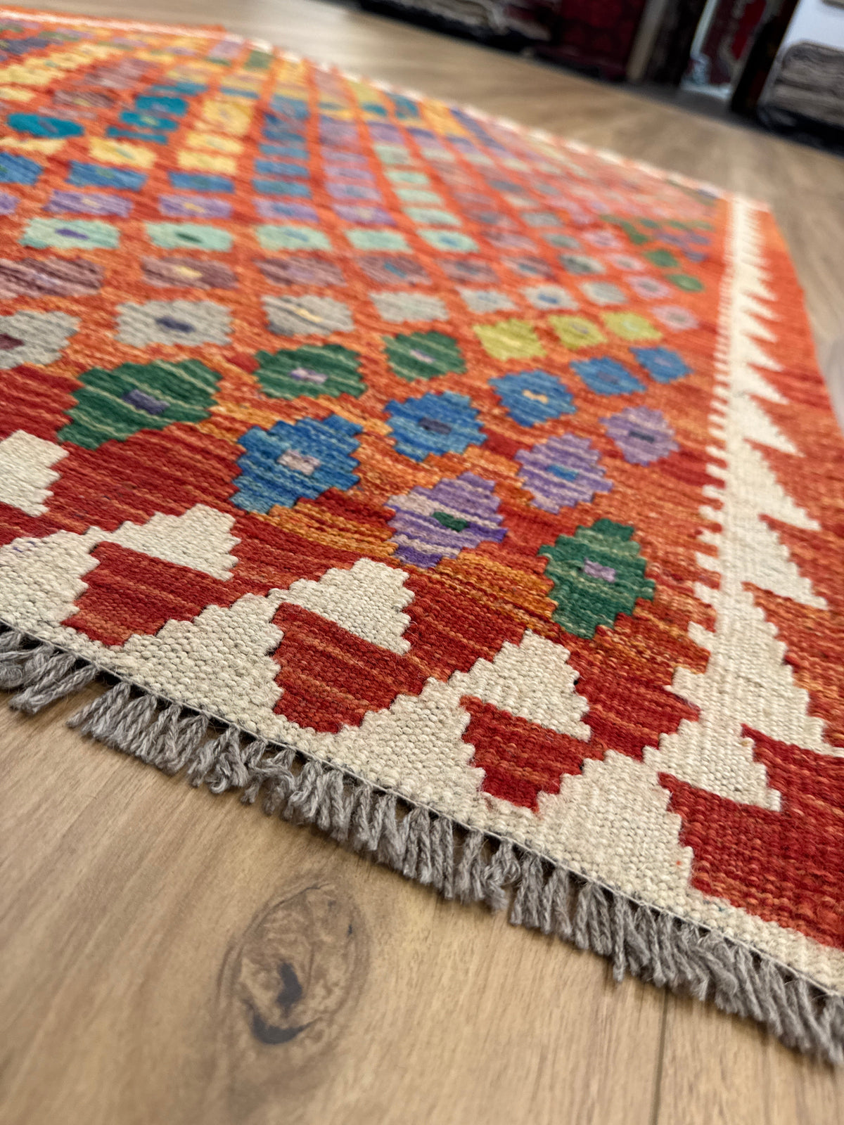 Chobi Kilim Rug - 179 cm x 130 cm