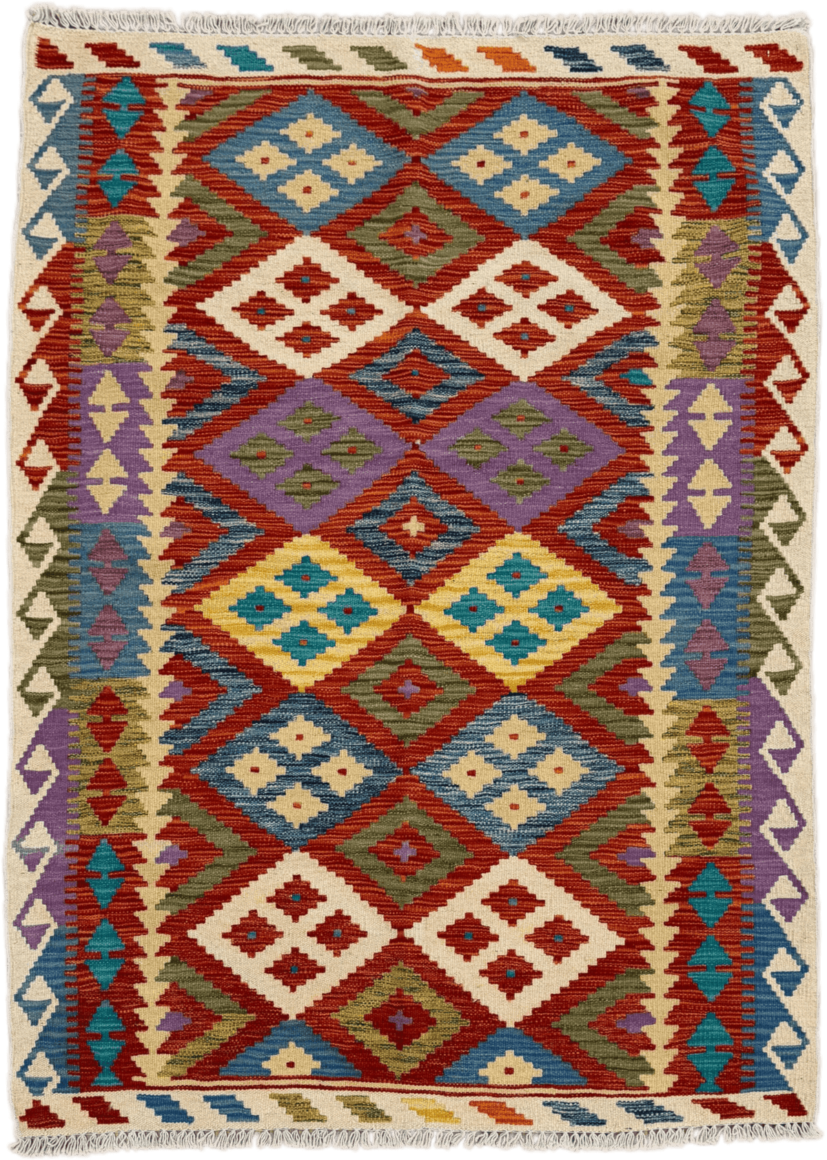 Chobi Kilim Rug - 164 cm x 117 cm