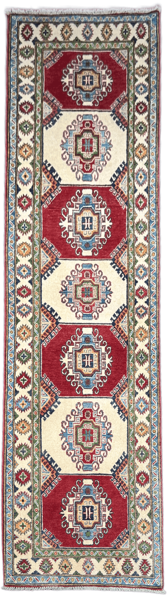 Kazak Runner - 291 cm x 82 cm