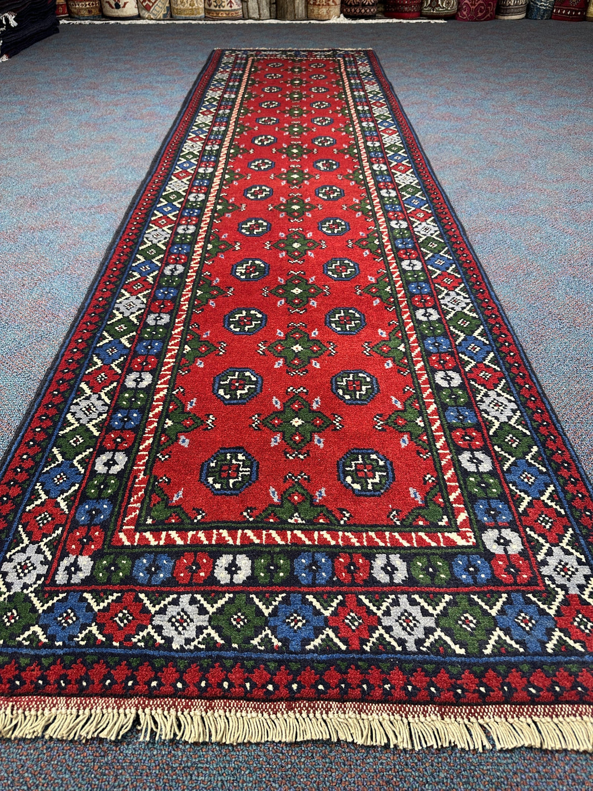 Turkoman Runner - 296 cm x 80 cm
