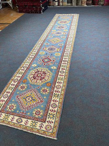 Kazak Runner - 382 cm x 81 cm