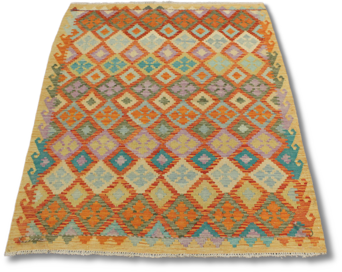Chobi Kilim - 181 cm x 142 cm