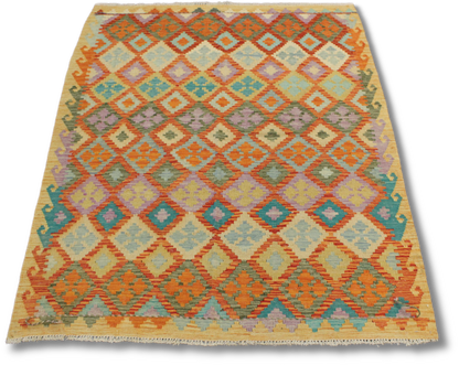 Chobi Kilim - 181 cm x 142 cm