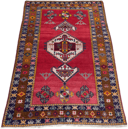 Vintage Hamadan Rug - 245 cm x 150 cm