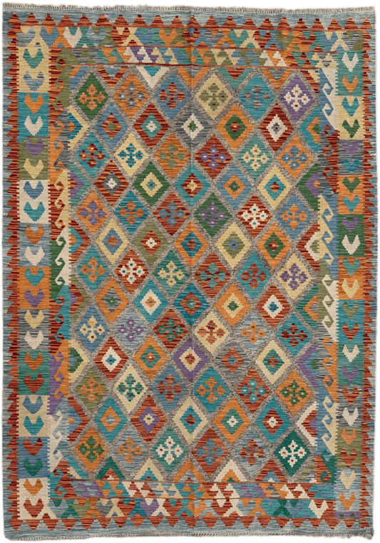 Chobi Kilim Rug - 299 cm x 209 cm