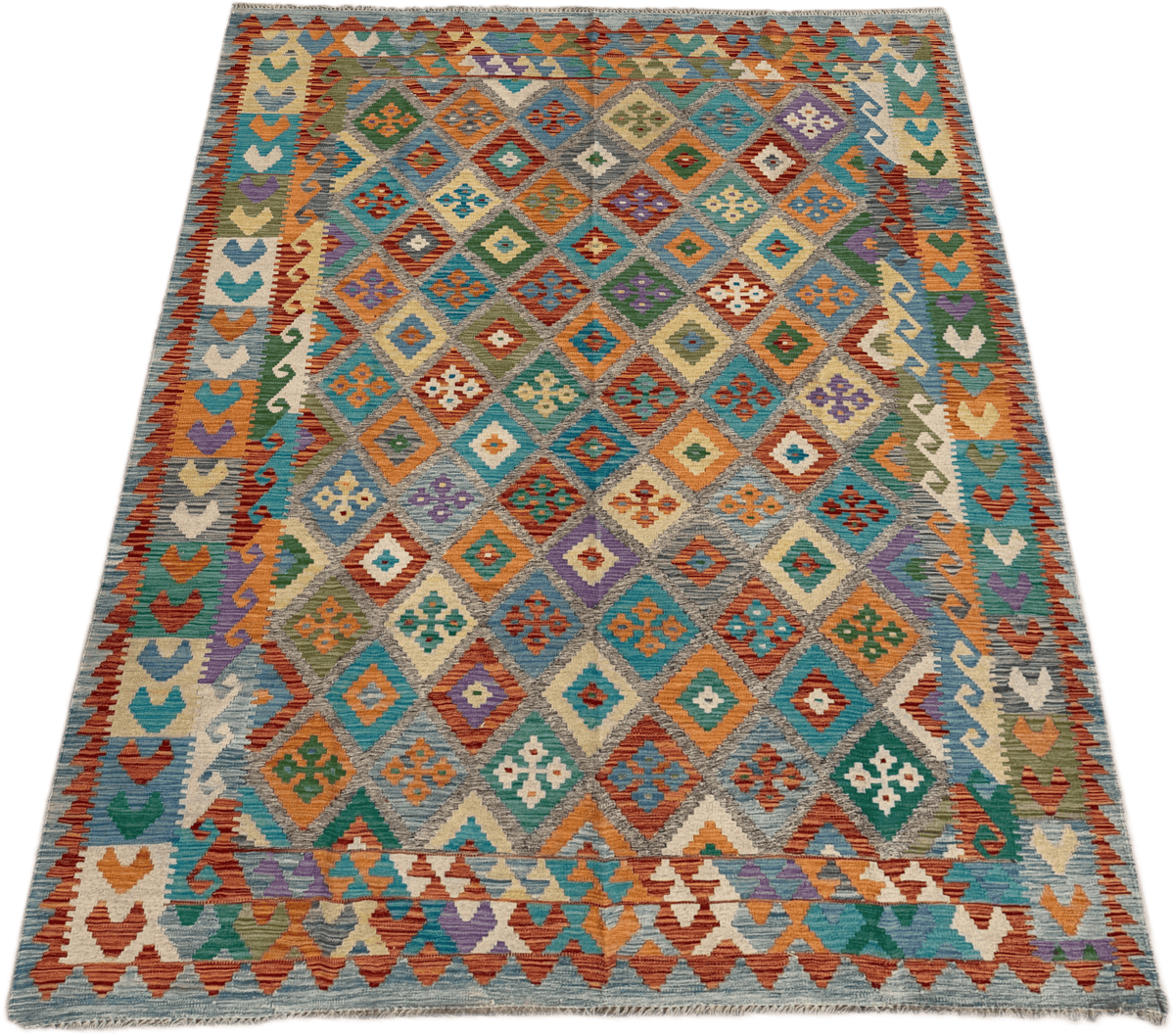 Chobi Kilim Rug - 299 cm x 209 cm