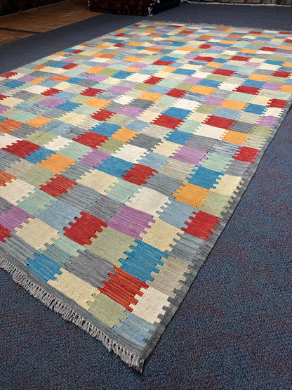 Chobi Kilim Rug - 294 cm x 197 cm