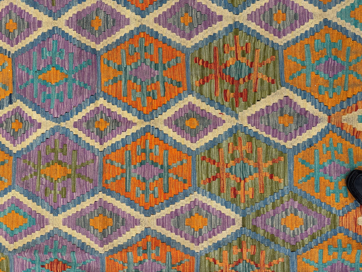 Chobi Kilim Rug - 302 cm x 200 cm