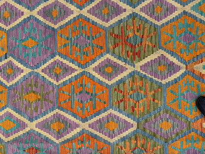 Chobi Kilim Rug - 302 cm x 200 cm