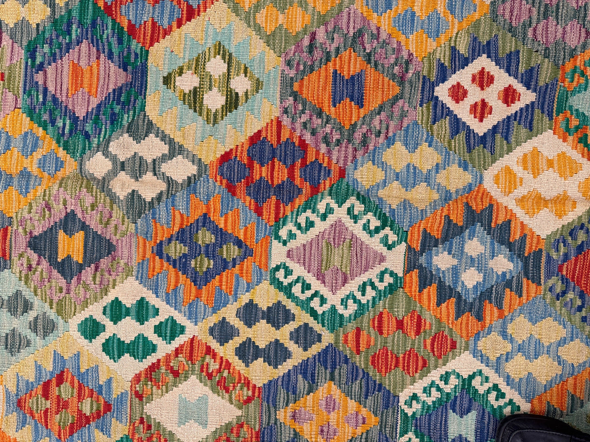 Chobi Kilim Rug - 295 cm x 212 cm