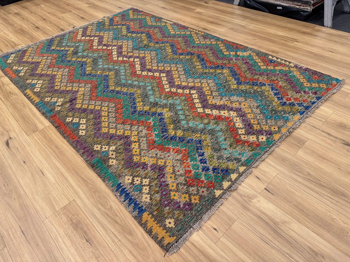 Chobi Kilim Rug - 300 cm x 201 cm