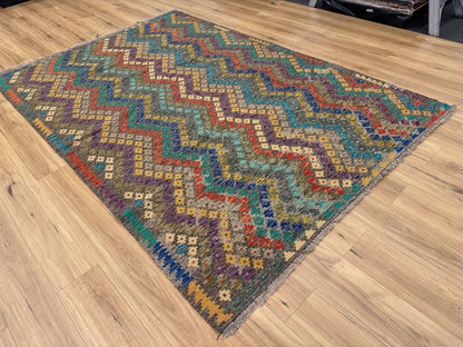 Chobi Kilim Rug - 300 cm x 201 cm