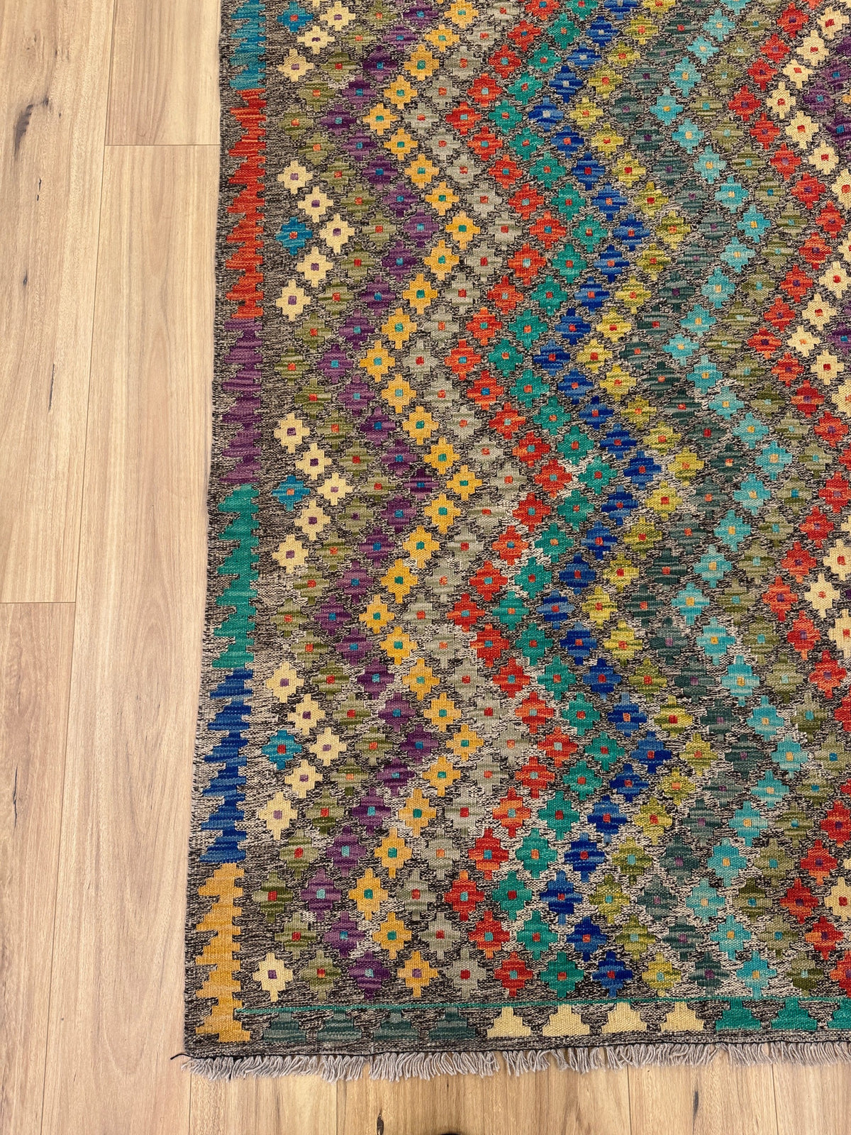 Chobi Kilim Rug - 300 cm x 201 cm