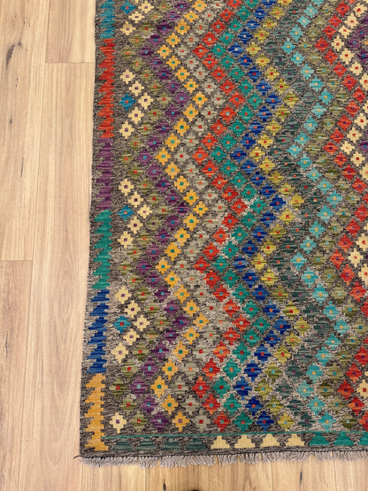 Chobi Kilim Rug - 300 cm x 201 cm
