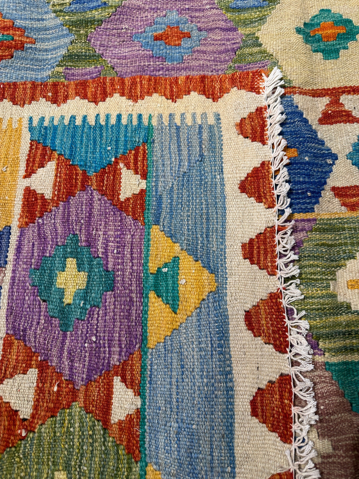 Chobi Kilim Rug - 296 cm x 200 cm
