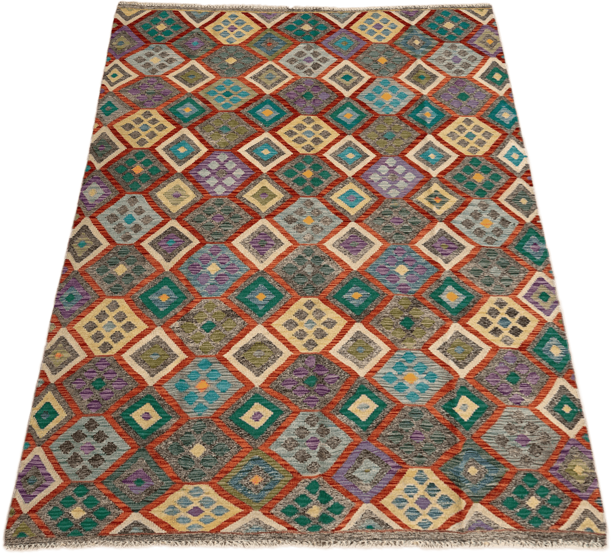 Chobi Kilim Rug - 295 cm x 202 cm
