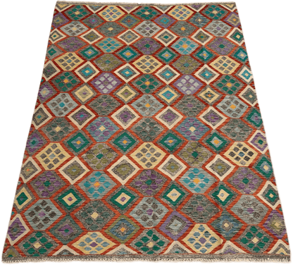 Chobi Kilim Rug - 295 cm x 202 cm