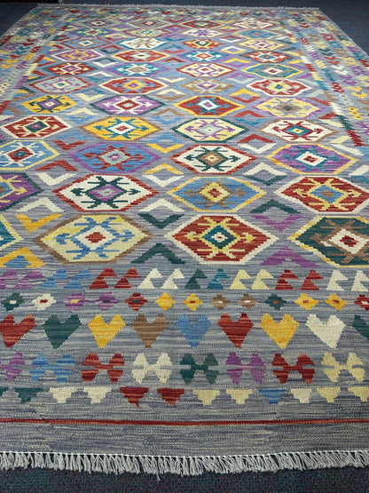 Chobi Kilim Rug - 350 cm x 250 cm