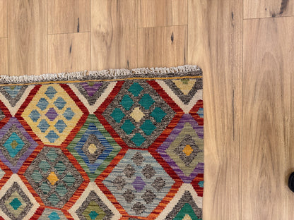 Chobi Kilim Rug - 295 cm x 202 cm