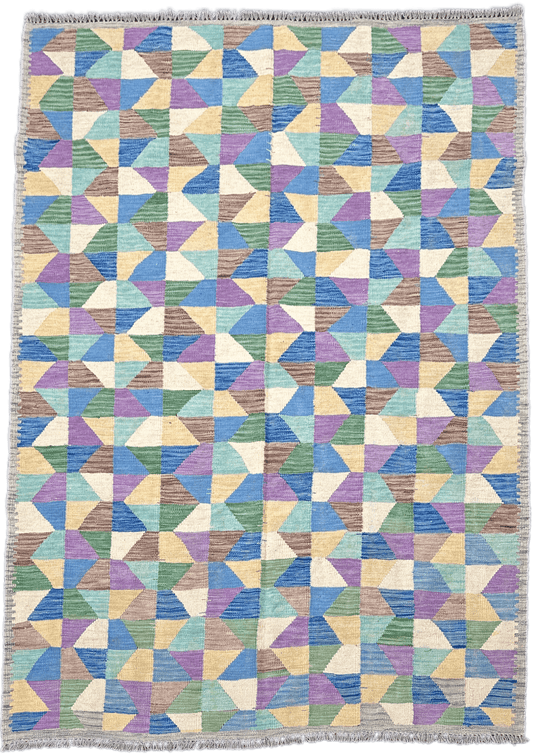 Chobi Kilim Rug - 242 cm x 171 cm