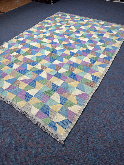 Chobi Kilim Rug - 242 cm x 171 cm