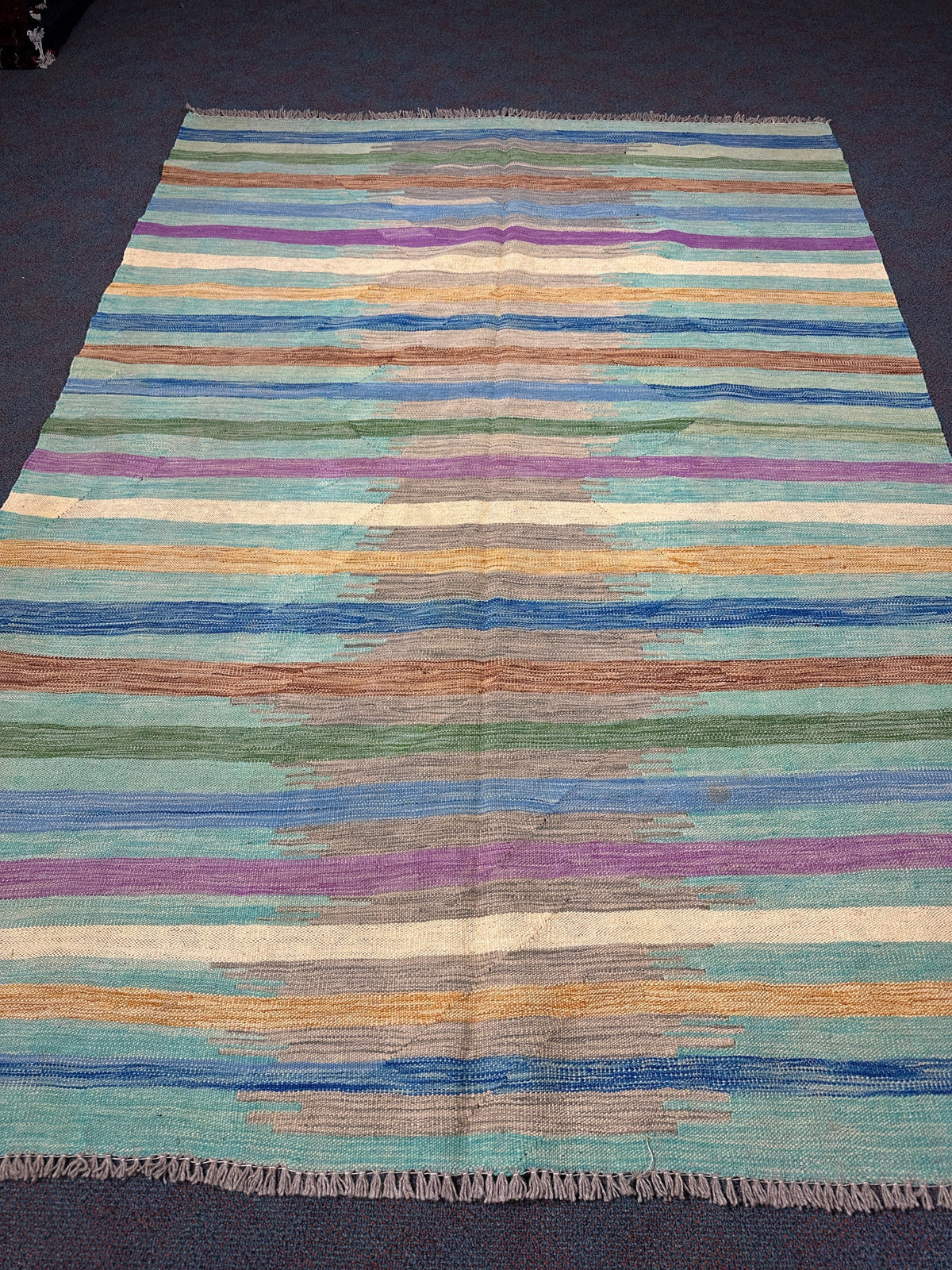 Chobi Kilim Rug - 242 cm x 170 cm