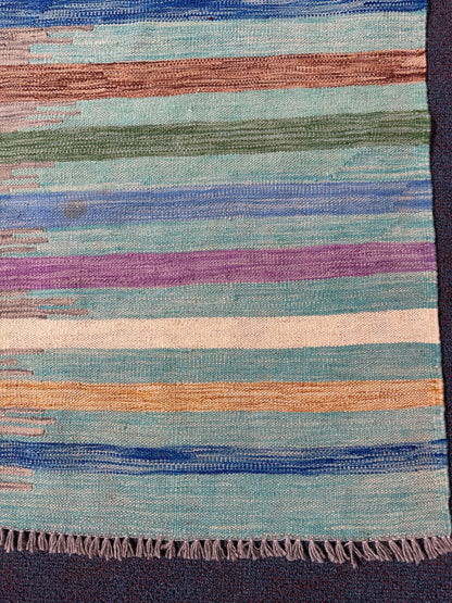 Chobi Kilim Rug - 242 cm x 170 cm