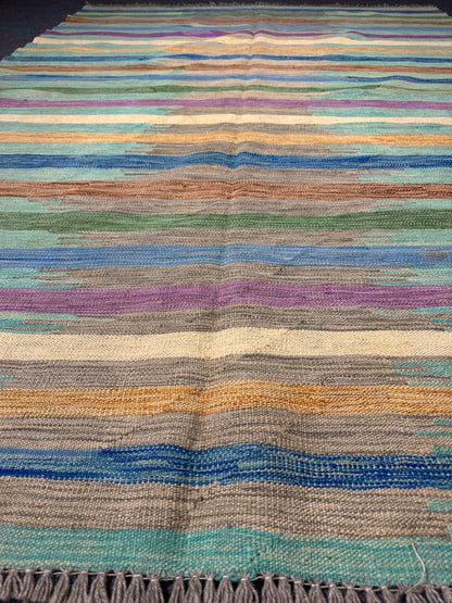 Chobi Kilim Rug - 242 cm x 170 cm