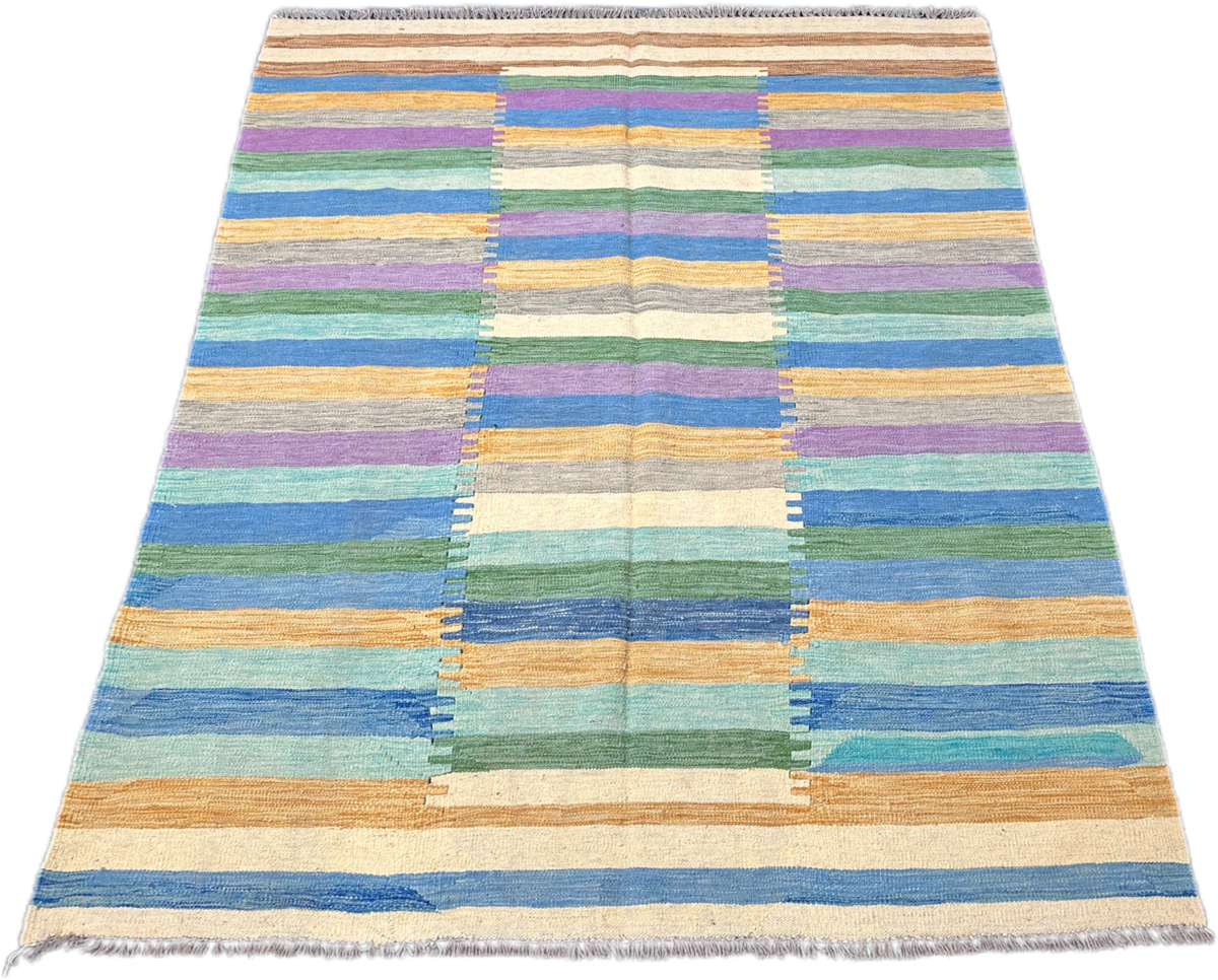 Chobi Kilim Rug - 217 cm x 164 cm