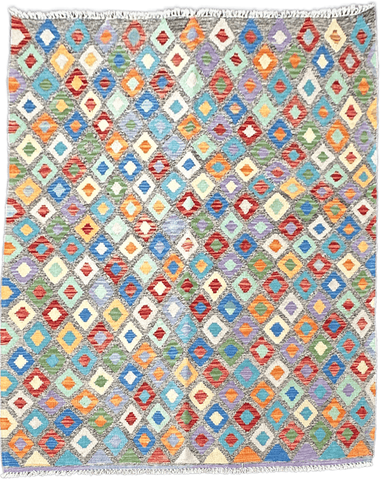 Chobi Kilim Rug - 190 cm x 151 cm