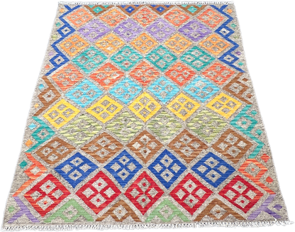 Chobi Kilim Rug - 195 cm x 152 cm